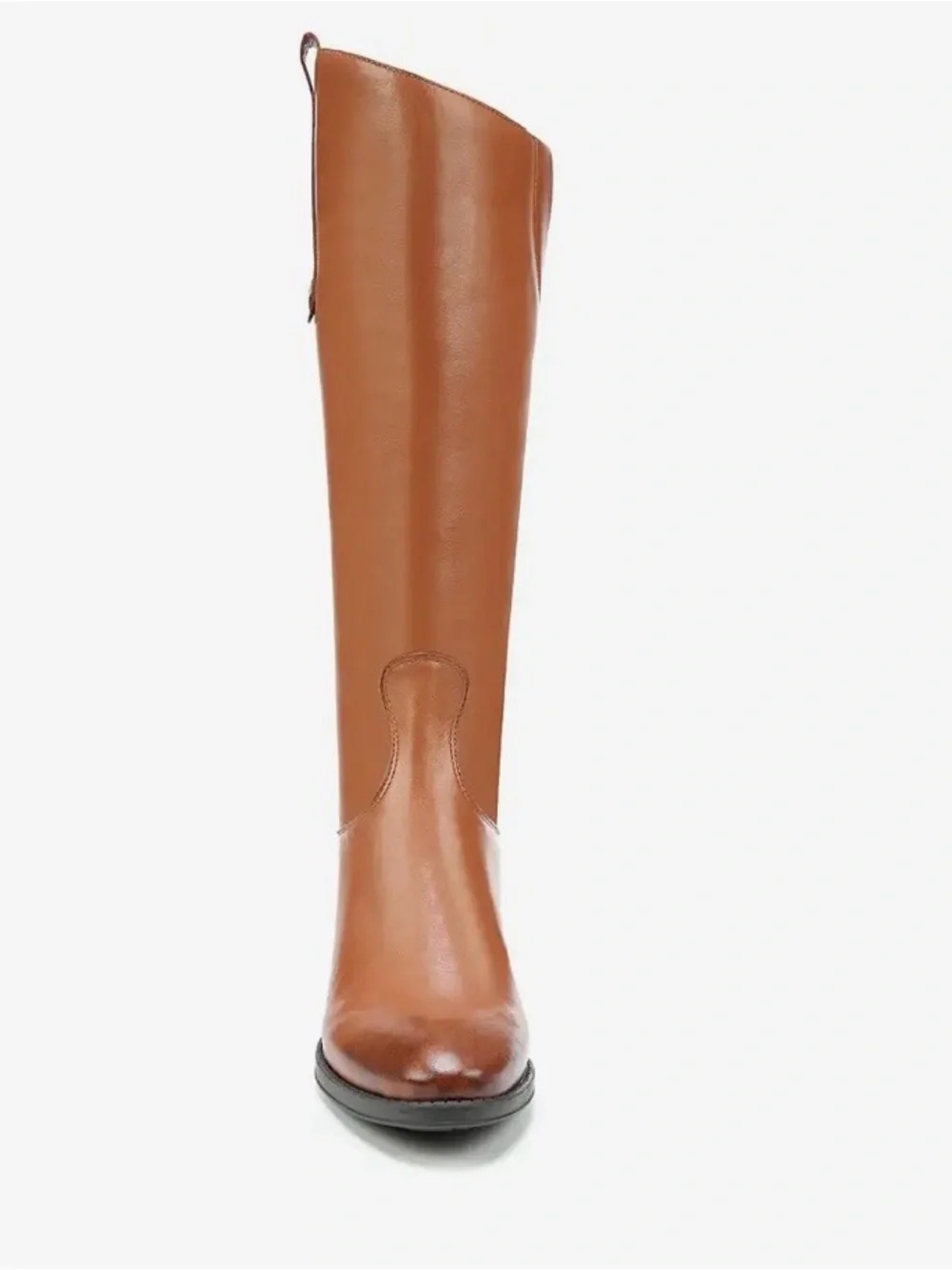 Sam Edelman Over-the-Knee Leather Riding Boots - Cognac